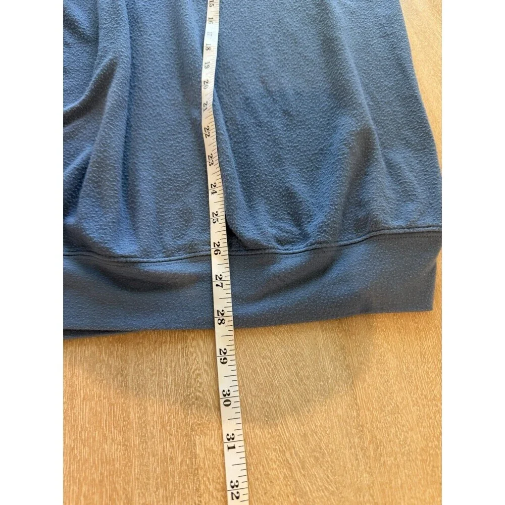 Alo Yoga Soho Pullover in Blue Size Medium